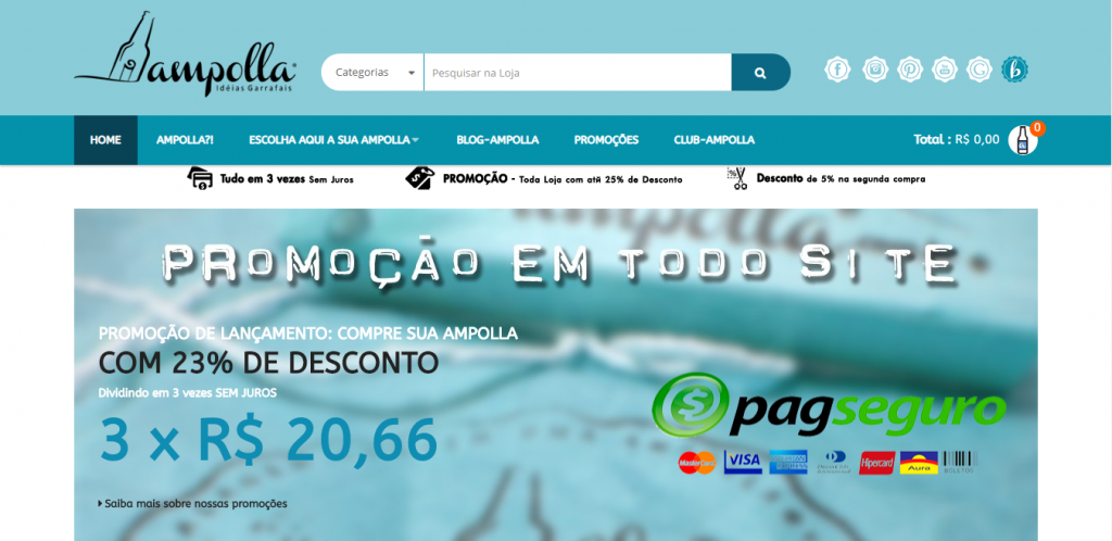 Loja Virtual Responsiva com CMS, SEO MKT Digital